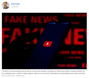 Chequeadores de datos de todo el mundo le piden a YouTube que haga algo con las fake news