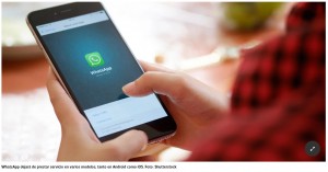 WhatsApp deja de funcionar en algunos iPhone y en uno de los Samsung ms vendidos de la historia