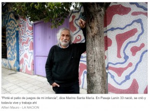 Marino Santa Mara, un artista con calle: Mis hijos se van a topar conmigo por todos lados