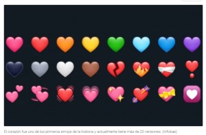 Qu significa cada uno de los emojis de corazn de WhatsApp
