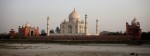 El Taj Mahal desde el Yamuna.