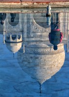 Reflejos en el Taj Mahal