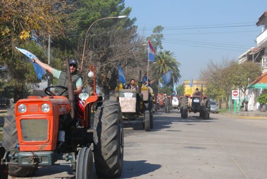 Tractorazo en Chajar