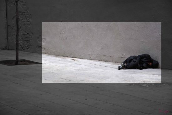 "La soledad del indigente" de Esther Priego