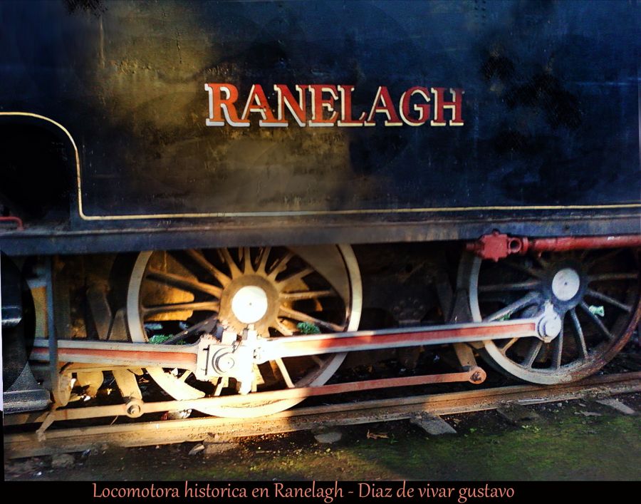"Locomotora historica de Ranelagh" de Gustavo Diaz de Vivar