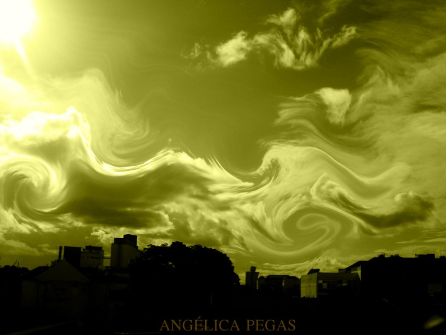 "cielo y una color suave" de Anglica Pegas