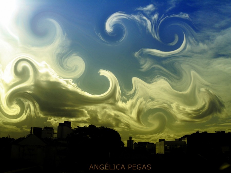 "nubes en algodn" de Anglica Pegas