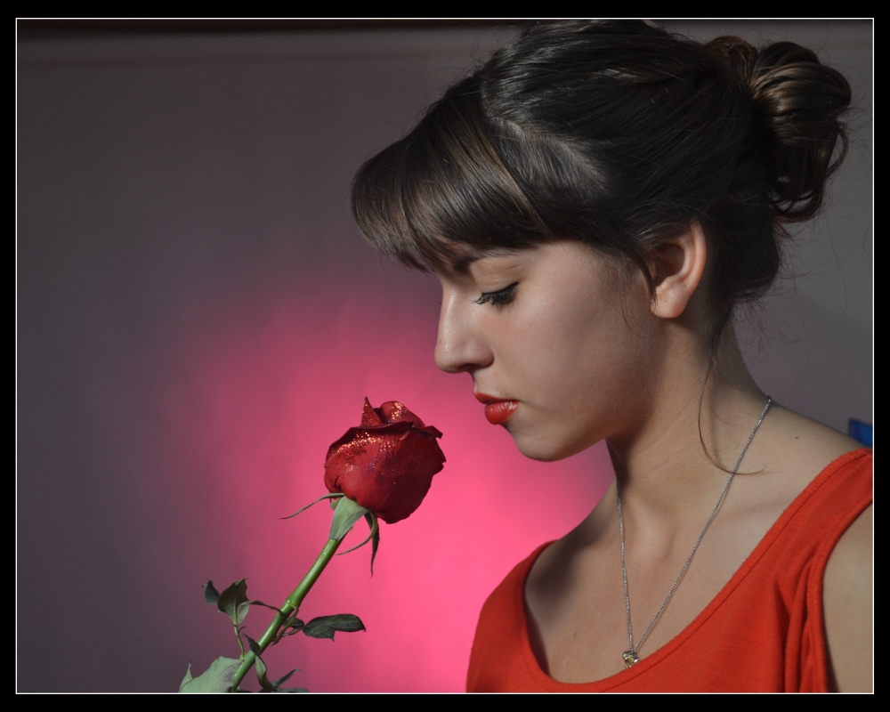 "Ella acepto la rosa...!!" de Rodolfo Cabral