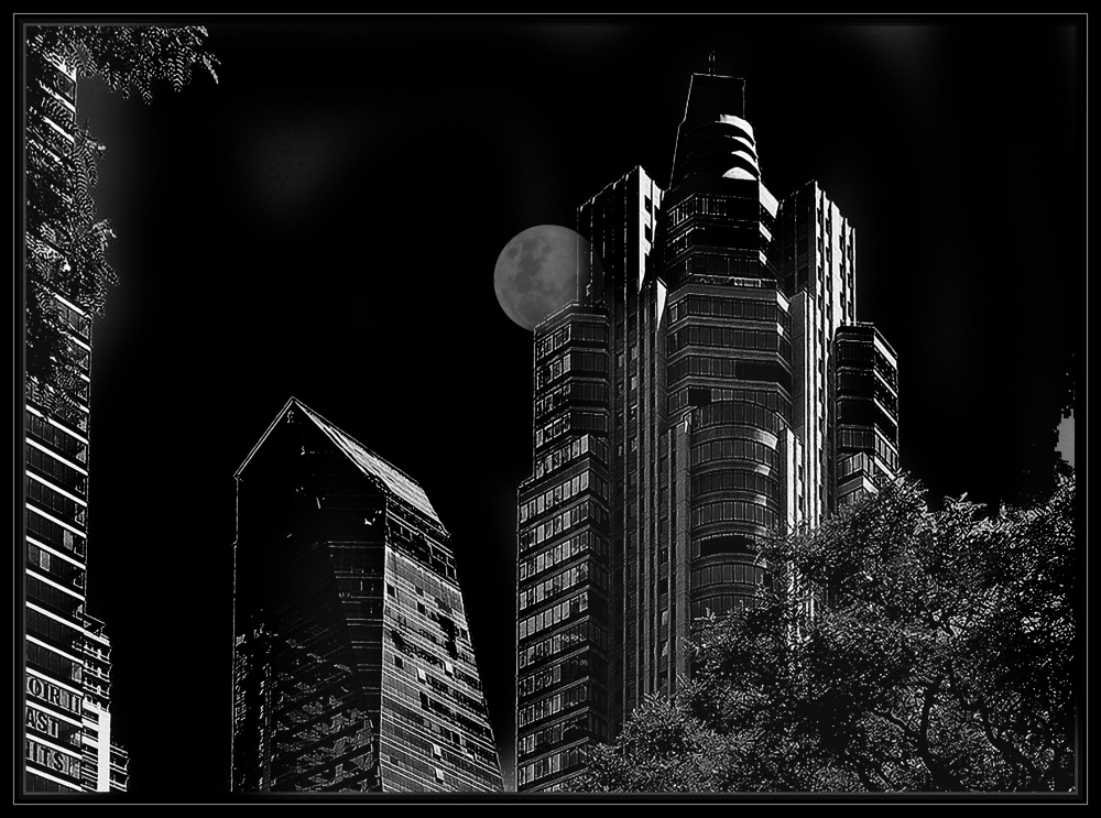 "Noche en la ciudad..." de Enrique M. Picchio ( Pem )