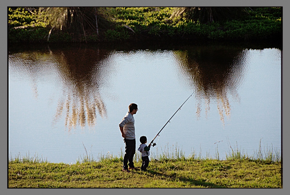 "Llev a pap a pescar" de Jorge Vicente Molinari