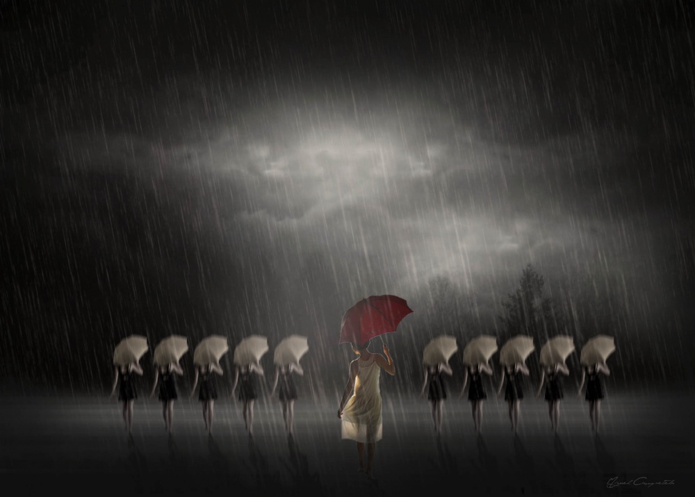 "Walking under the rain" de Miguel Campetella