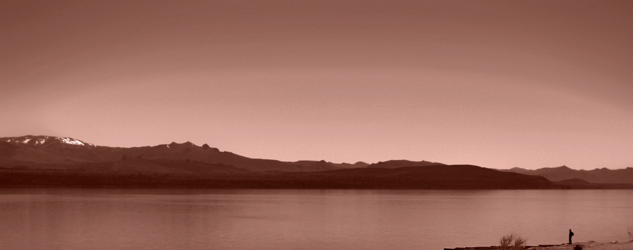 "Contemplando en soledad" de Osiris Mart