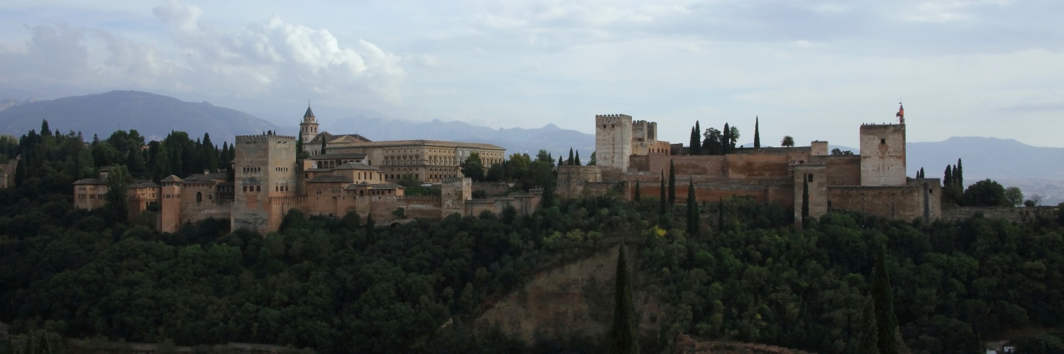 "La Alhambra vista desde el Albaicn." de Francisco Luis Azpiroz Costa