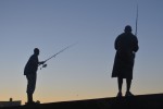 Pescando en el Malecn