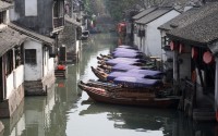 Un canal en Zhouzhuang.