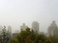 Neblinoso. Ciudad de Neuqun.