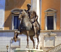 Estatua de Marco Aurelio.