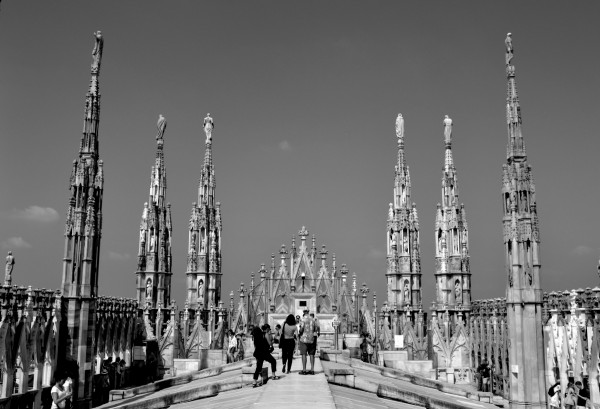 Foto 1/Recorriendo la terraza del Duomo