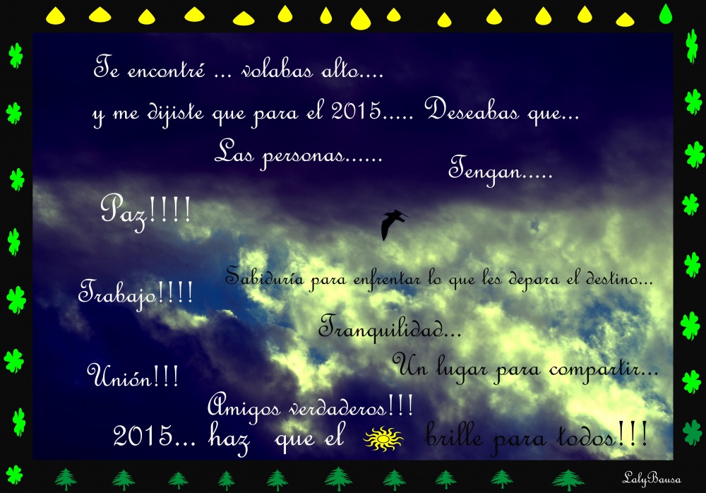 "2015.... QUE SEA MEJOR!!!!" de Maria Laura Bausa