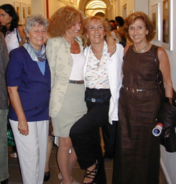 Elsa Kastner, Silvia Mangialardi, Beatriz Cullen y María Luisa Riva