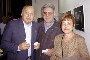 Luis Morilla, Aníbal Uslenghi y Mirta Cavallero