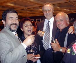Humberto Farro, Guadalupe Freiría González, Federico Pérez y Alfredo Marchetti