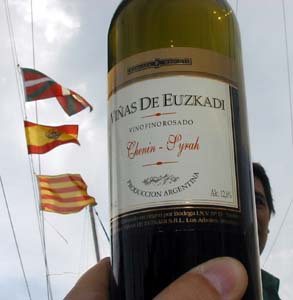 Viñas de Euskadi, vino argentino de exportación.