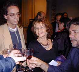Alejandro Montes de Oca, Elda Harrington y Becquer Casaballe