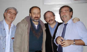 José Luis Torres, Mariano Alurralde, Tito Chescotta y Osky Burstein
