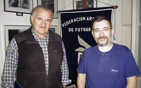 Eduardo Gavazzi (River) y Humberto Farro (FotoRevista)