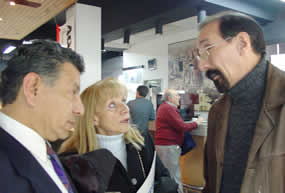 Ricardo Baigorria, Marta Díaz y Jorge Blanco