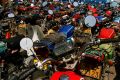Motos en el Mercado dominical de Kashgar