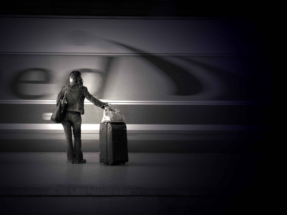 FotoRevista / Convocatoria / Esperando al tren de Angel Ros Die