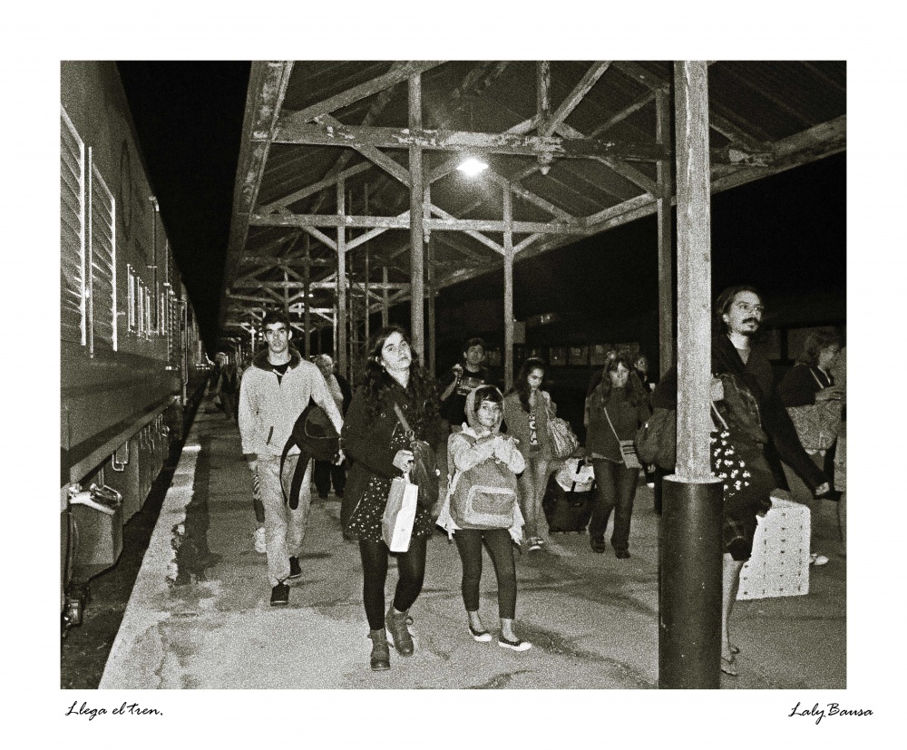 FotoRevista / Convocatoria / Llega el tren... de Maria Laura Bausa