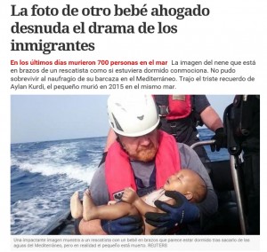 La foto de otro bebé ahogado desnuda el drama de los inmigrantes