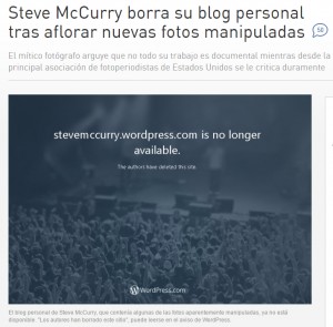 Steve McCurry borra su blog personal tras aflorar nuevas fotos manipuladas
