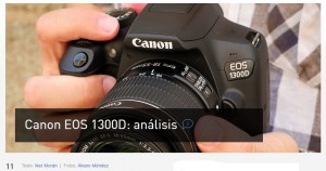 Canon EOS 1300D: análisis