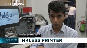 Crean una impresora que no usa tinta ni papel especial para imprimir
