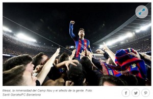 Habló el fotógrafo de Barcelona: la historia detrás de la imagen de Lionel Messi que dio la vuelta al mundo