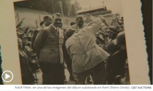 Subastado por 39.000 euros un álbum de Eva Braun con fotos inéditas de Hitler