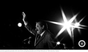 Raúl Alfonsín en fotos del archivo de Clarín, a ocho años de su muerte