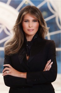 Racin doble de Photoshop para el retrato oficial de la Primera Dama de Estados Unidos