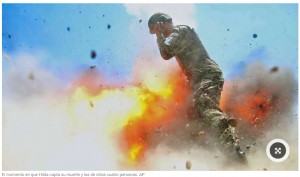 Una soldado de Estados Unidos fotografi el momento de su muerte
