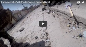 Una GoPro salva la vida de un reportero en Irak