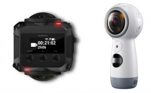 Garmin y Samsung lanzan sus cámaras panorámicas Virb 360 y Gear 360