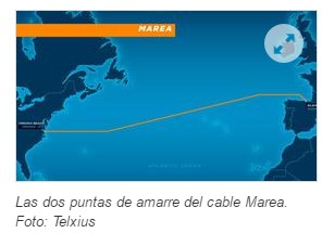 El cable submarino de Facebook, Microsoft y Telefnica ya cruz el Atlntico