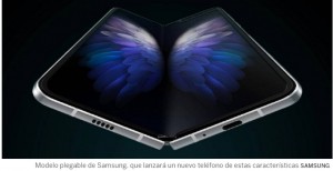 Samsung insiste con los móviles plegables y lanzará uno con 5G