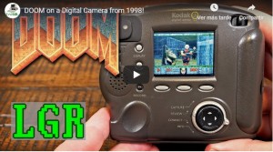 Jugando a Doom en una Kodak de 1998
