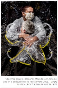 Una imagen de los mayores en la pandemia gana el World Press Photo de 2021