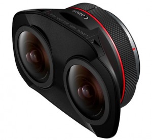 Canon 5,2 mm f2.8 RF Dual Fiseheye Lens, nueva óptica para imágenes VR